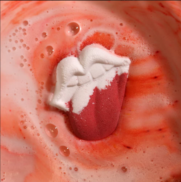 Rock & Roll Lip Kiss Shaped Bathbomb
