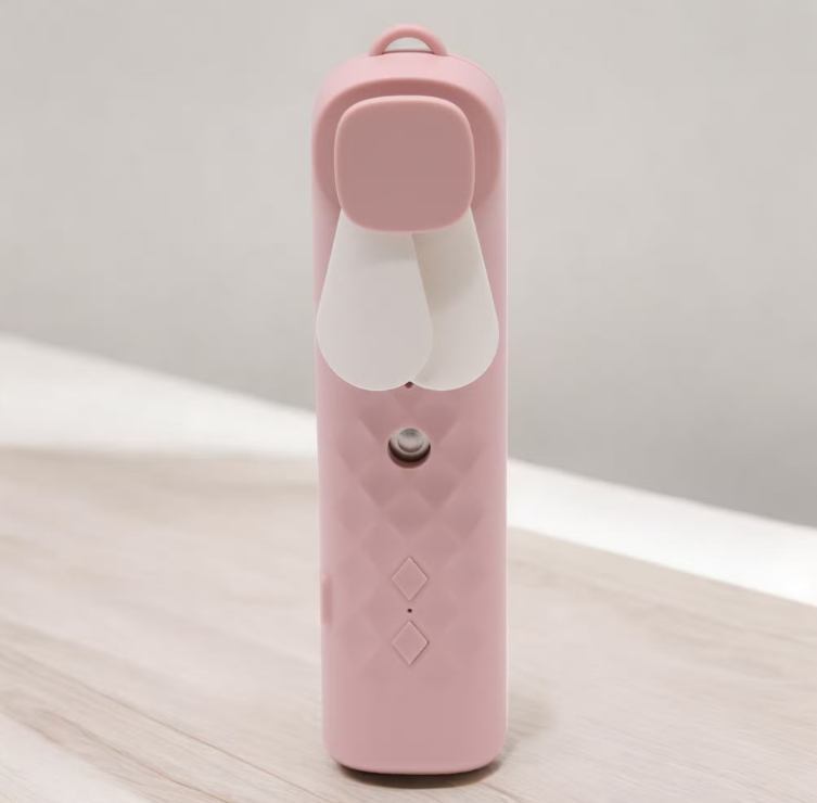 White Nano Mist Face Fan & Spray - USB chargable