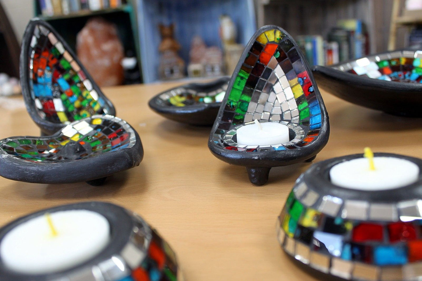 Moroccan Mosaic Shrine Incense Holder