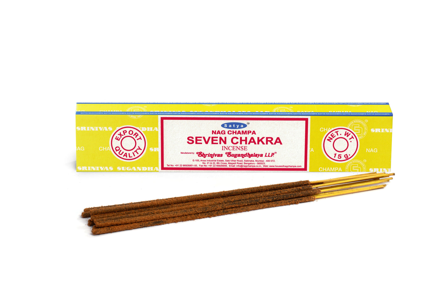 Satya - Incense 15gm - Seven Chakra