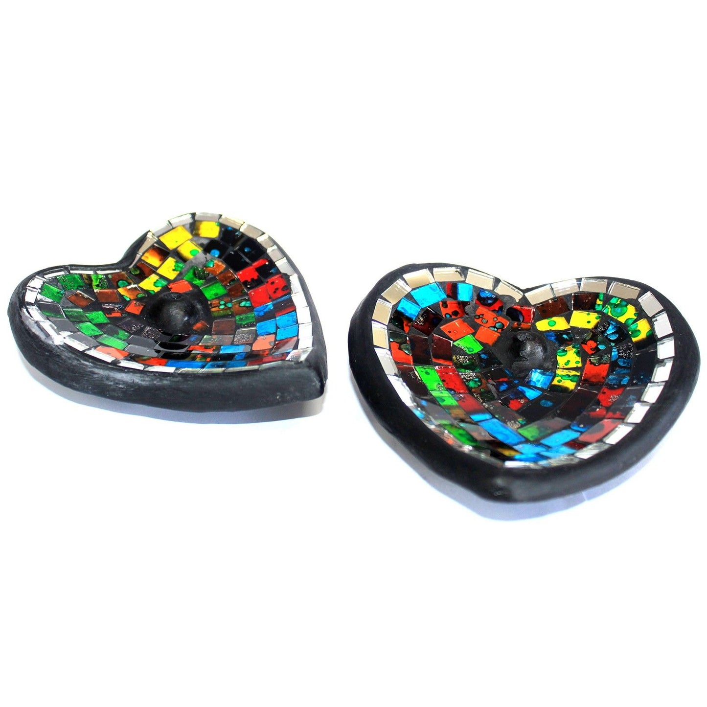 Moroccan Mosaic Heart Incense Holder